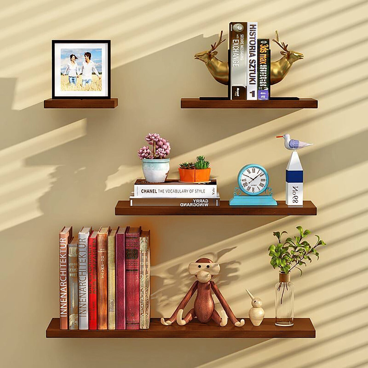 Wall Mounted Book Shelf