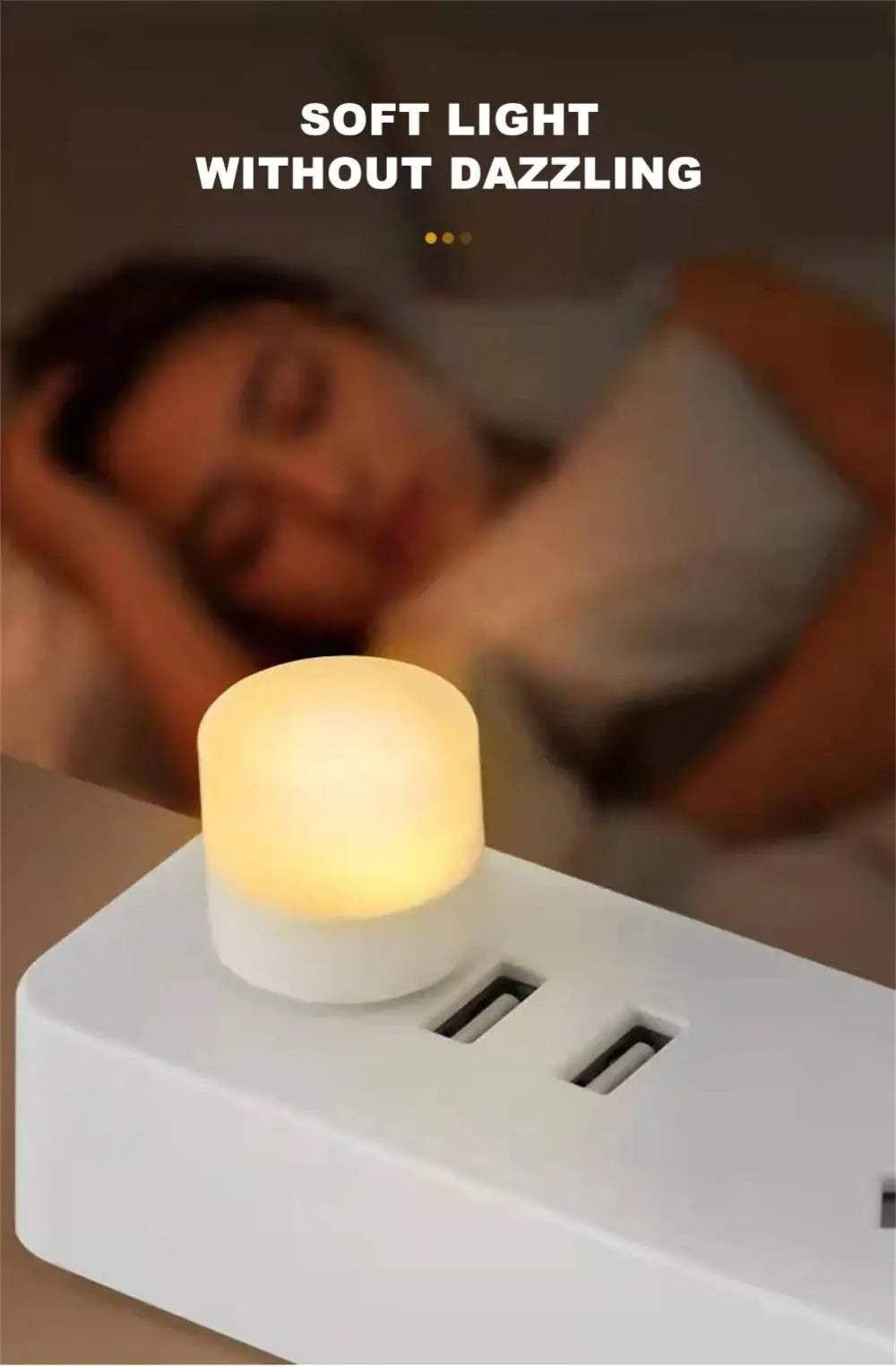 4 Piece USB Lamp Mini LED Night Light