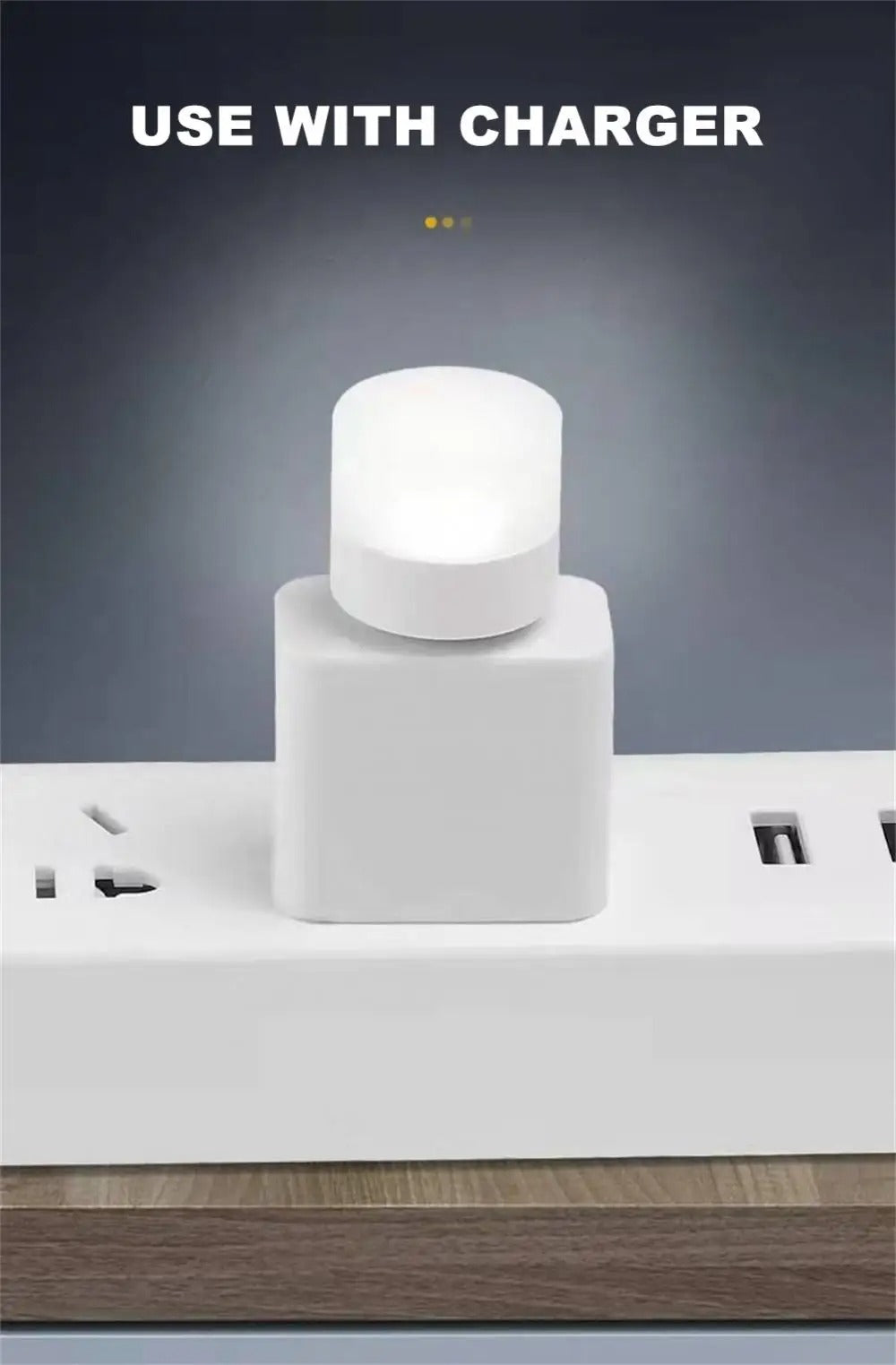 4 Piece USB Lamp Mini LED Night Light