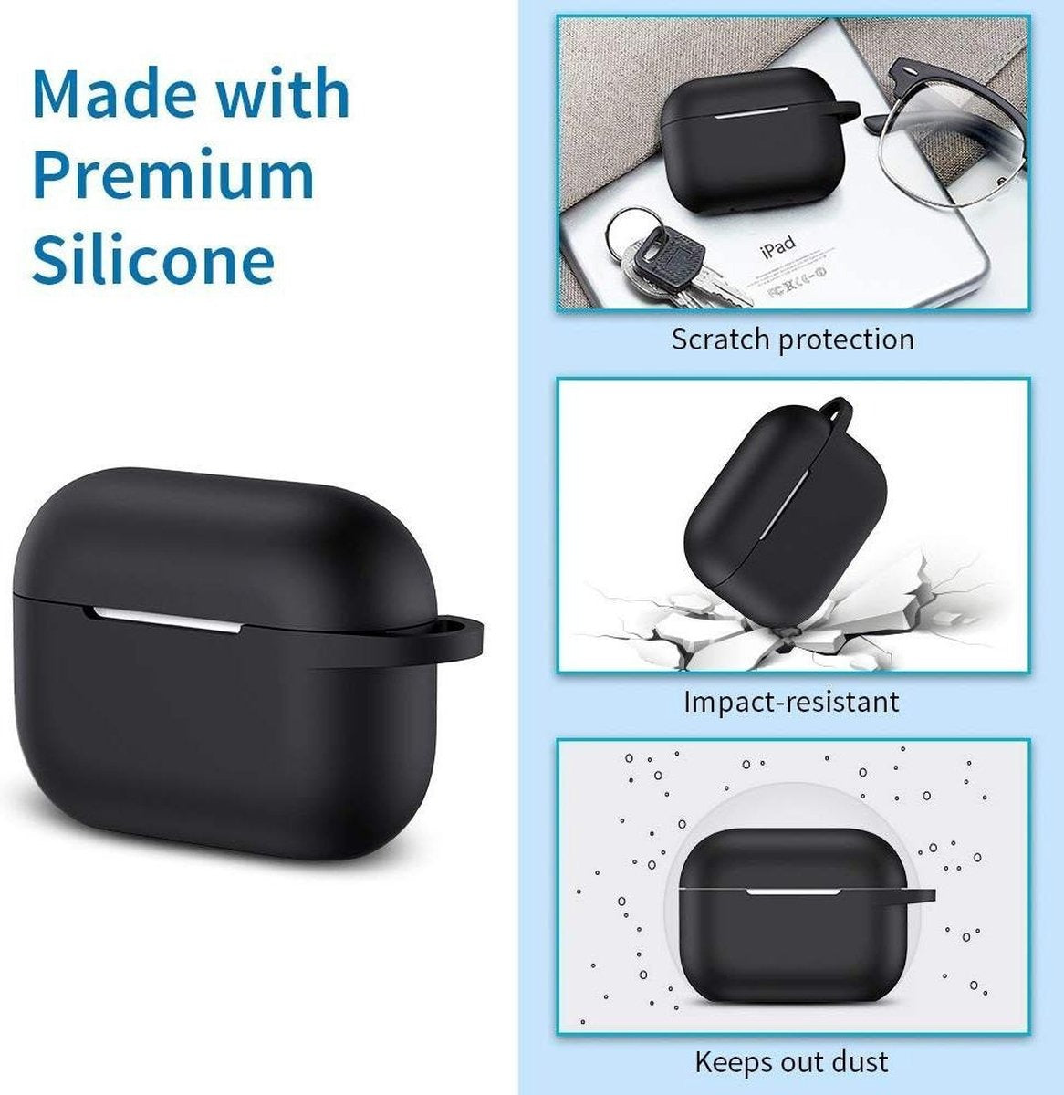 Airpods pro protective Silicon case