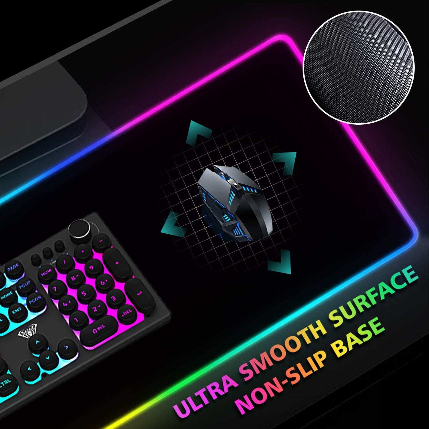 RGB Gaming Mouse Pad ASURE