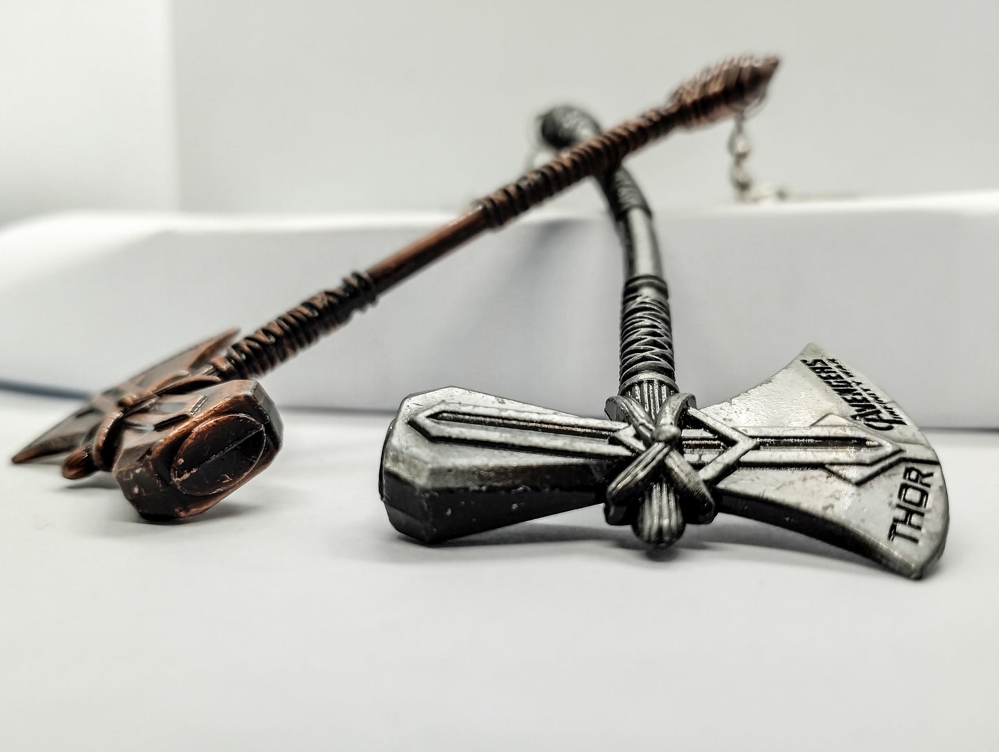 Metal Thor Hammer Stormbreaker Axe Keychain