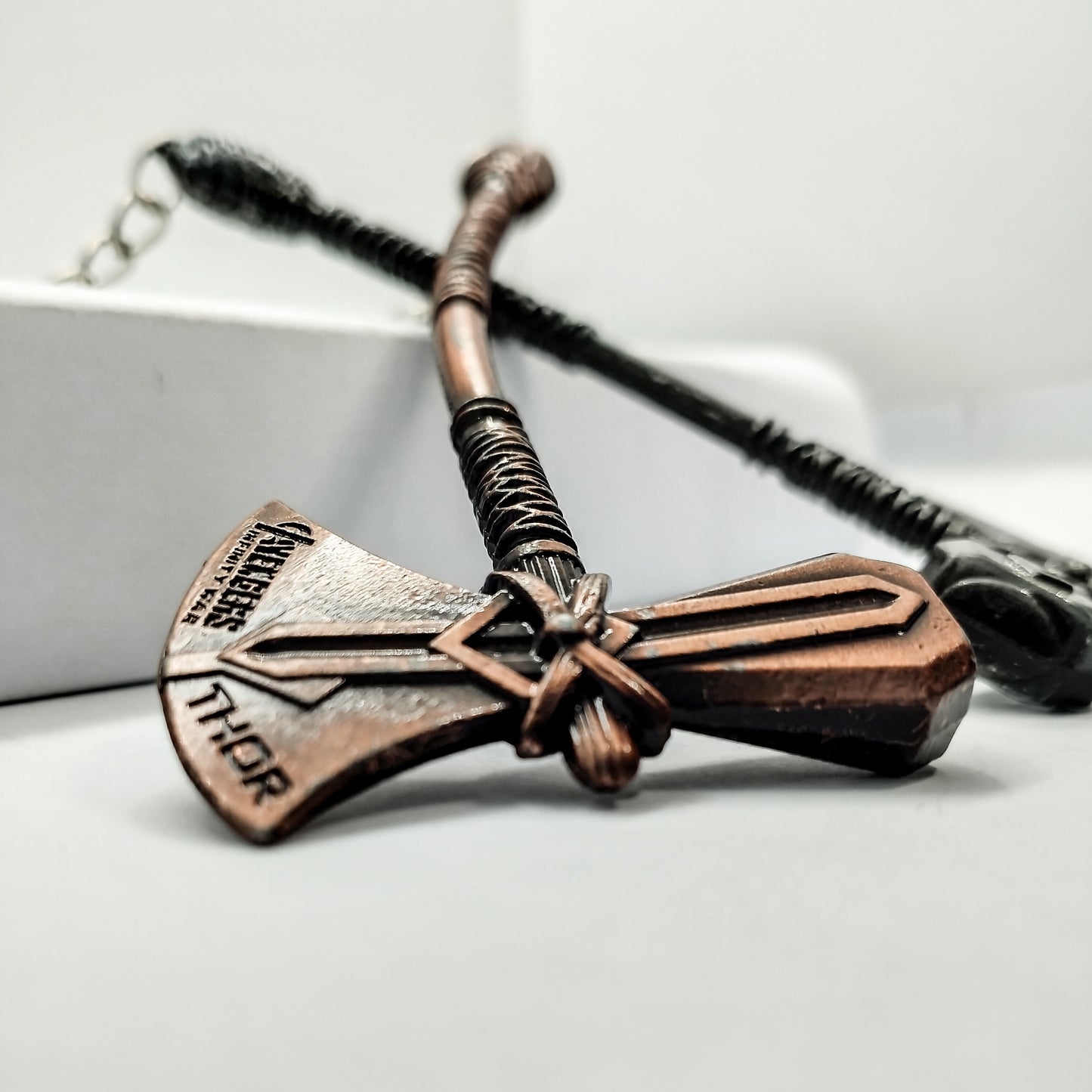 Metal Thor Hammer Stormbreaker Axe Keychain