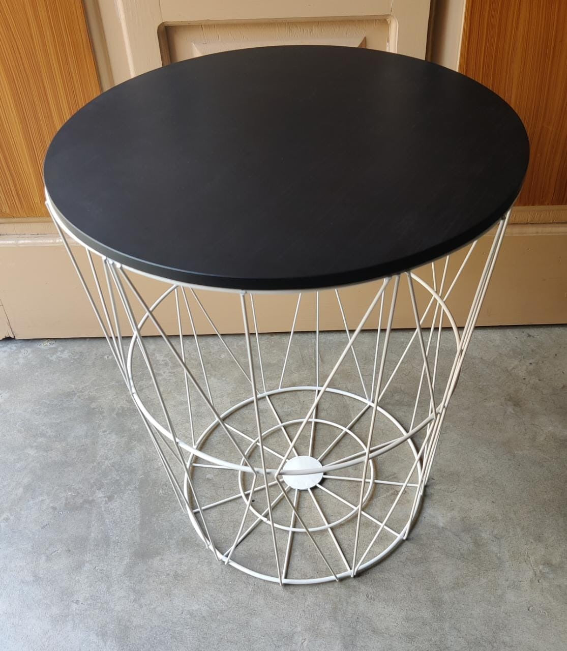 WOOD TOP COFFEE SIDE TABLE