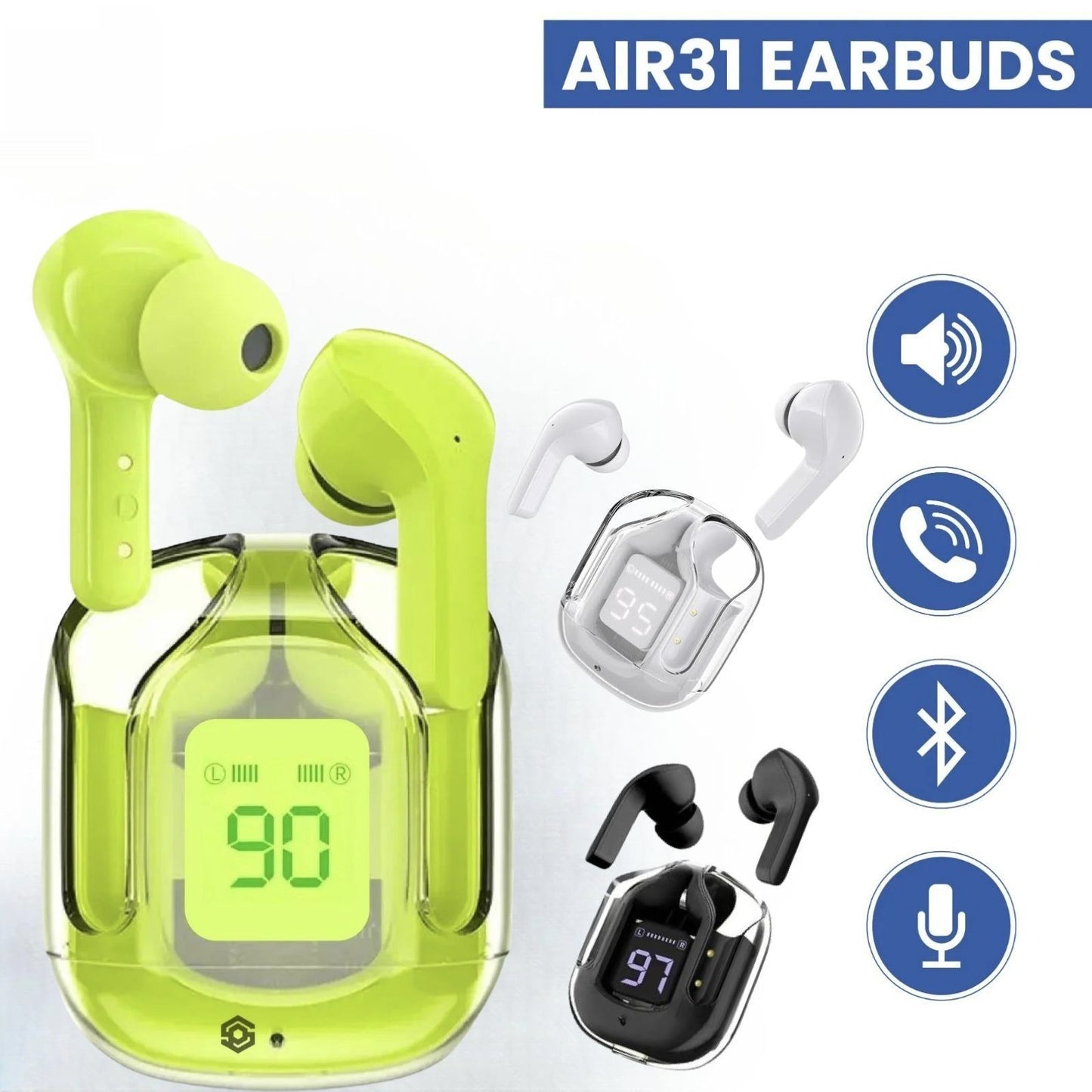 Air 31 air-pods dual 5.2 Earbuds