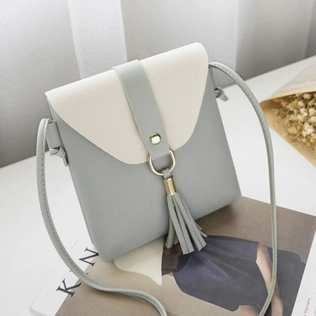 Teddy Grey Crossbody Bag