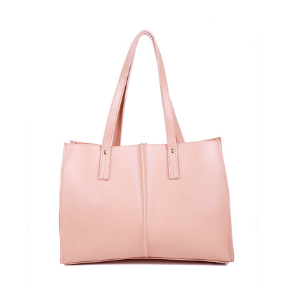 Signature T- pink tote bag