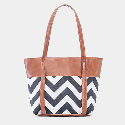 Wave Brown Tote Bag