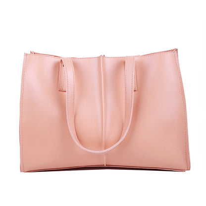 Signature T- pink tote bag