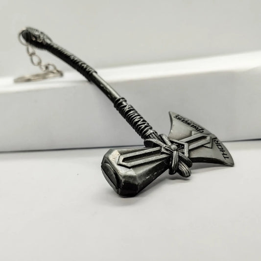 Metal Thor Hammer Stormbreaker Axe Keychain