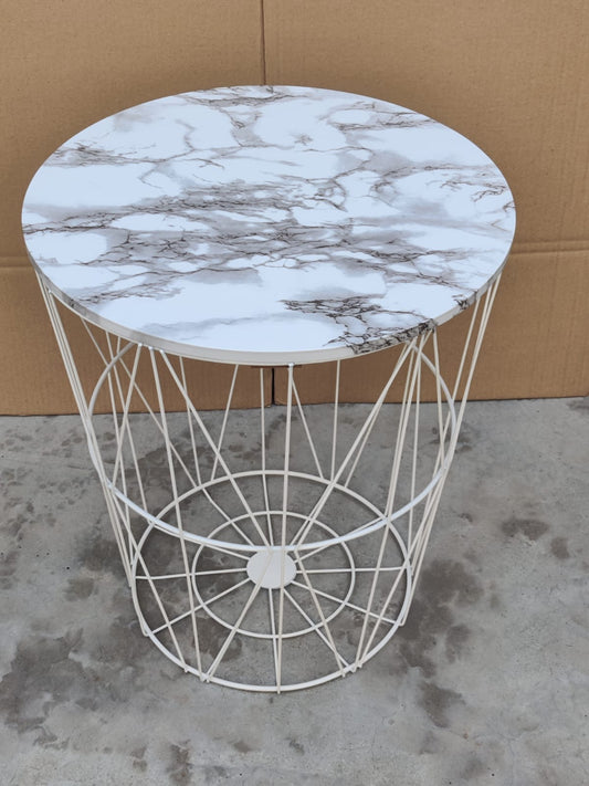 WOOD TOP COFFEE SIDE TABLE
