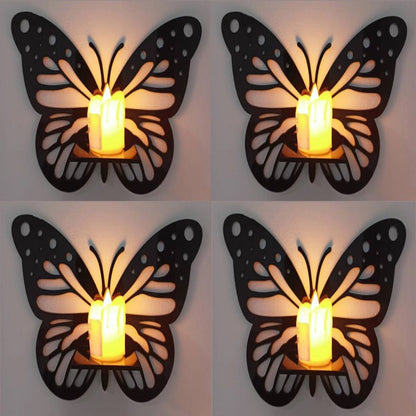 Pack of 3 Decorative Butterfly Wall Shelf