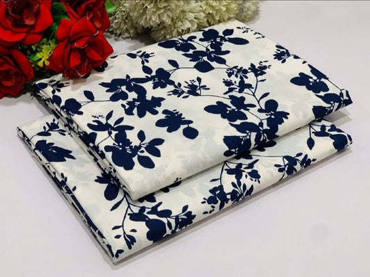 Cotton Printed 2pc Dress For Women and Young Girls