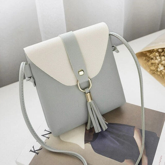 Teddy Grey Crossbody Bag